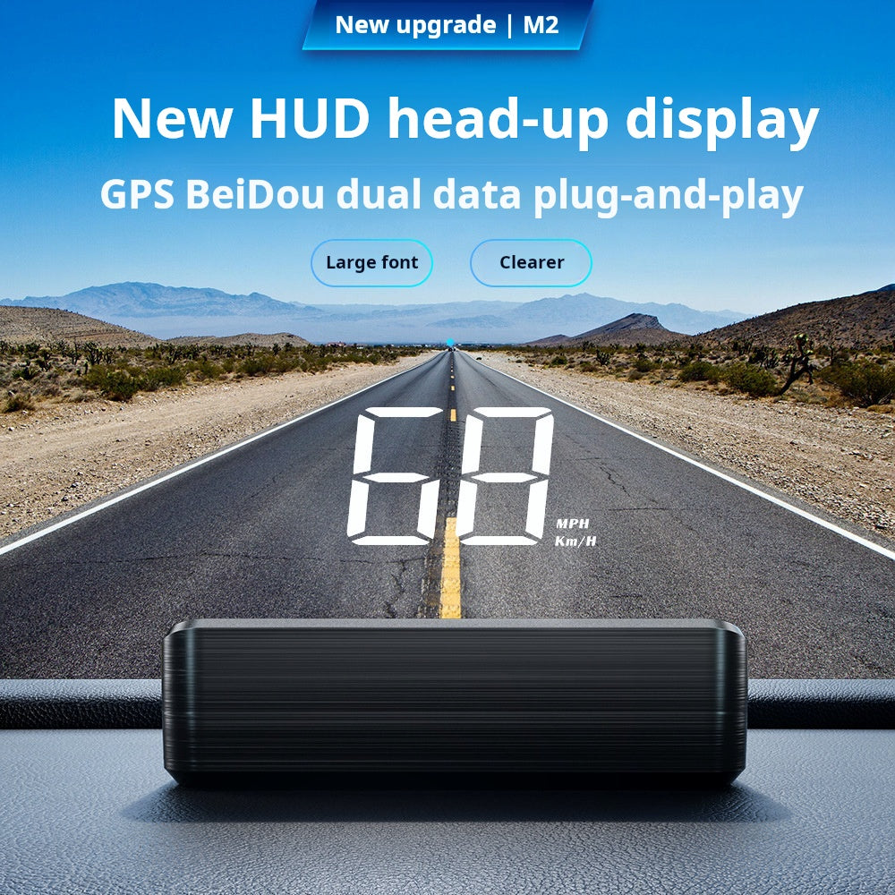 Head-Up Display (HUD) – GPS til bilen med digital hastighetsmåler