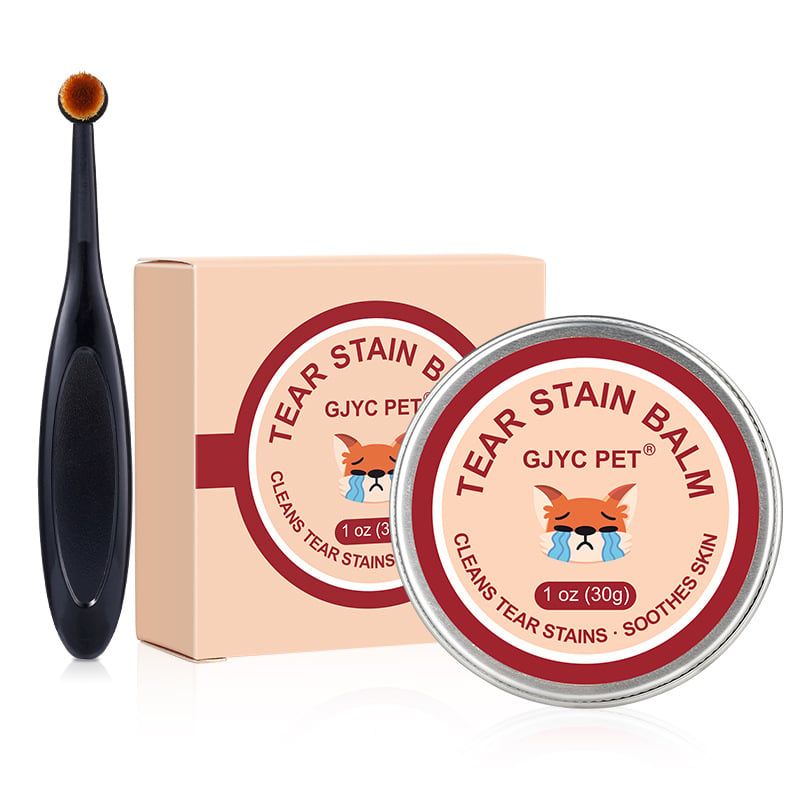 👀✨ GJYC PET Tear Stain Protection Cream & Brush Set 🐱🐶 for hunder og katter