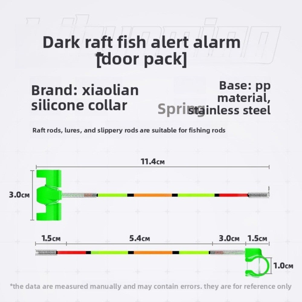 Automatisk flytebittalarm / fiskealarm for fiske fra land og kastfiske