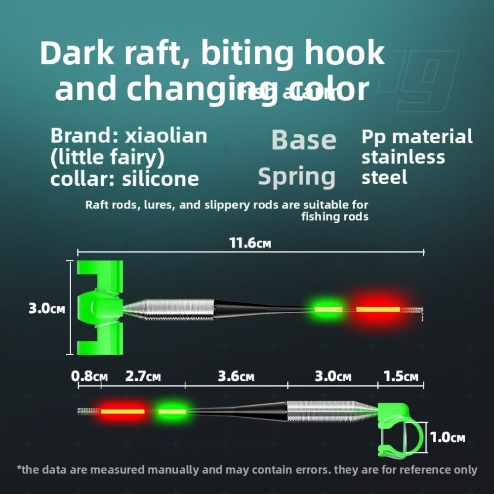 Automatisk flytebittalarm / fiskealarm for fiske fra land og kastfiske