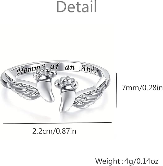 Englevinger mors ring