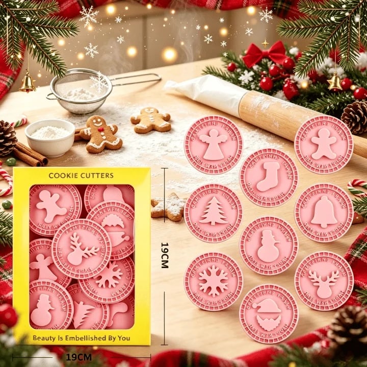 🎄🍪 Julebakst-formkolleksjon – Festlige kakeformer for julemoro med familien