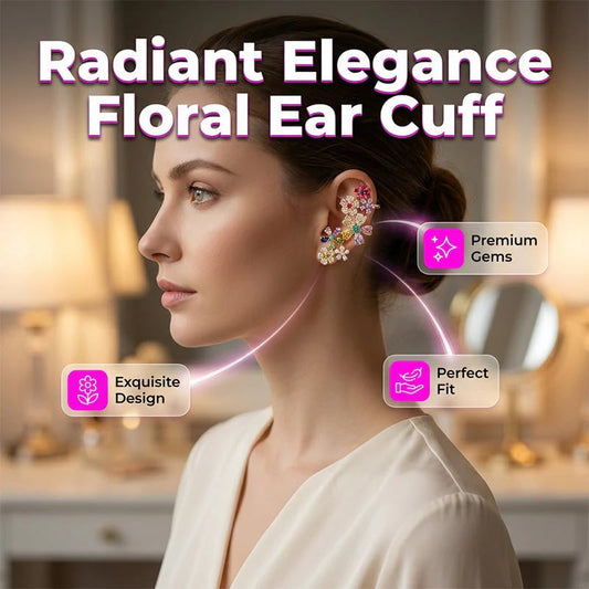 🌸 50 % RABATT I BEGRENSET TID! ✨ Øredobber med livlige blomstermotiver – flerfargede rhinestones, lette, allergivennlige 💎