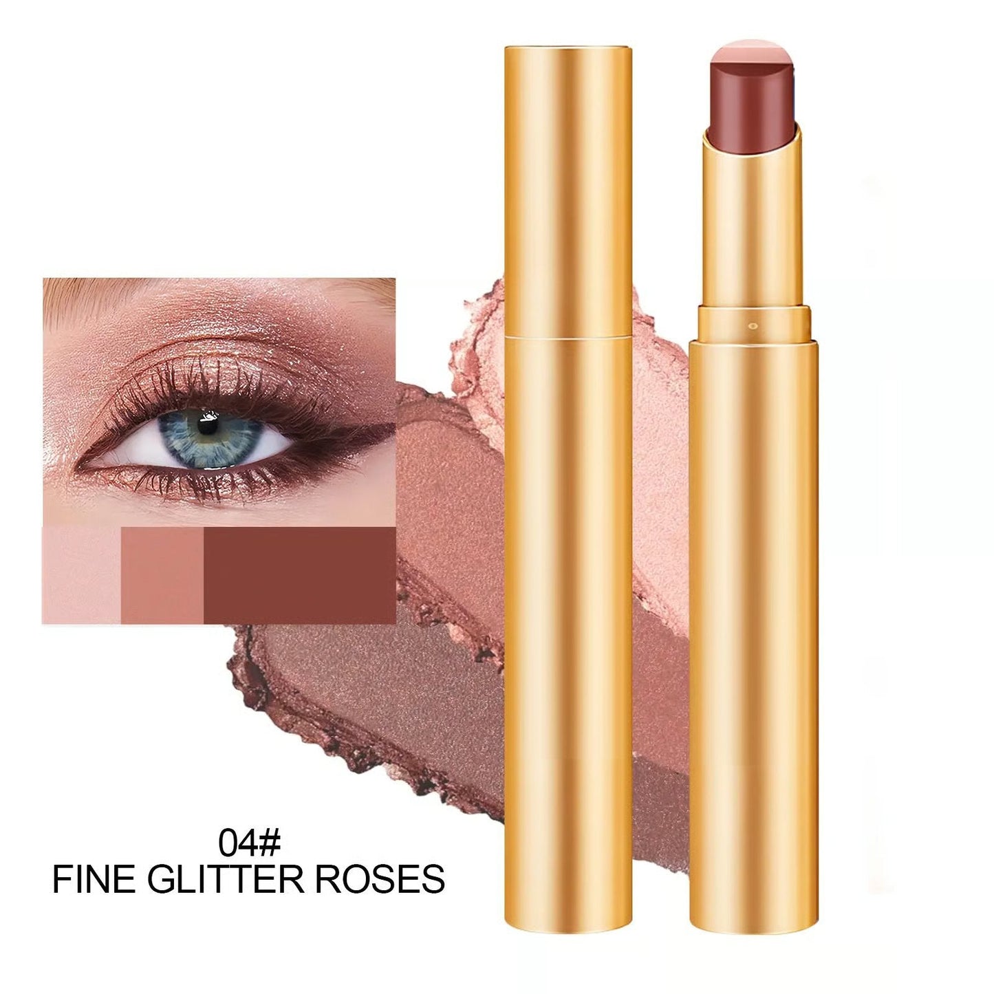 ✨3-farget øyenskygge-stift | Glatt og lett å falme