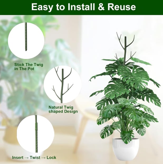 5-pakning med plantepinner