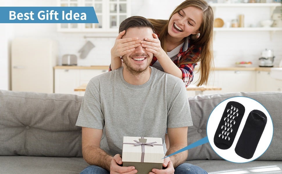 🏆35 000+ SOLGT! 🎖️Kjøp 1 og få 1 gratis! 🥳Fuktighetsgivende gel-sokker