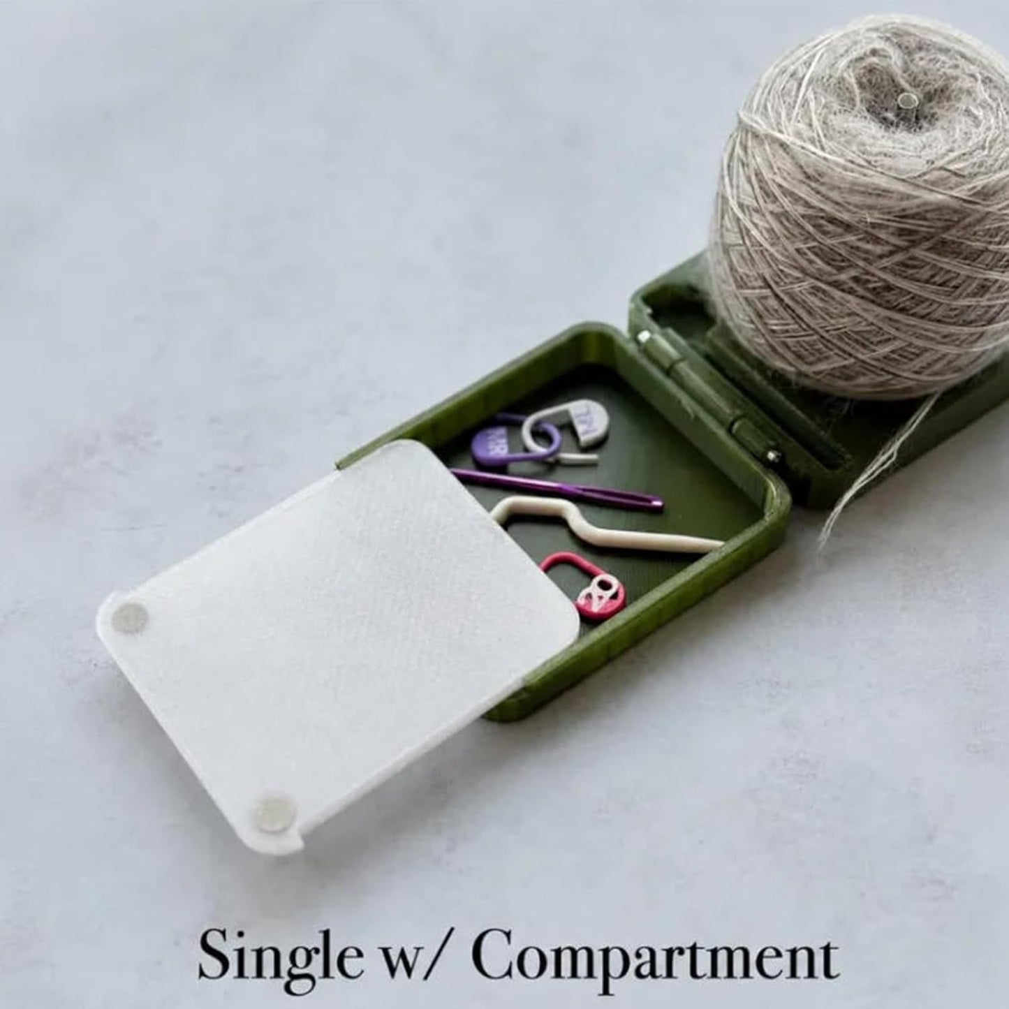 🧶Bærbar garnholder for hekling og strikking
