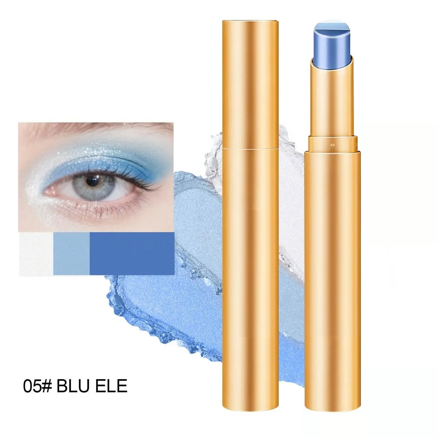 ✨3-farget øyenskygge-stift | Glatt og lett å falme