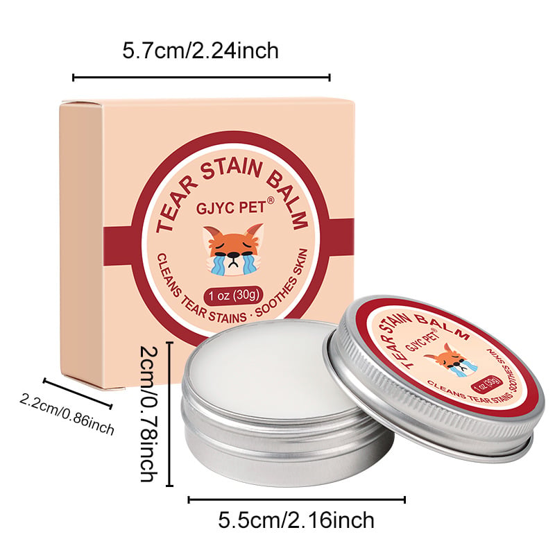 👀✨ GJYC PET Tear Stain Protection Cream & Brush Set 🐱🐶 for hunder og katter
