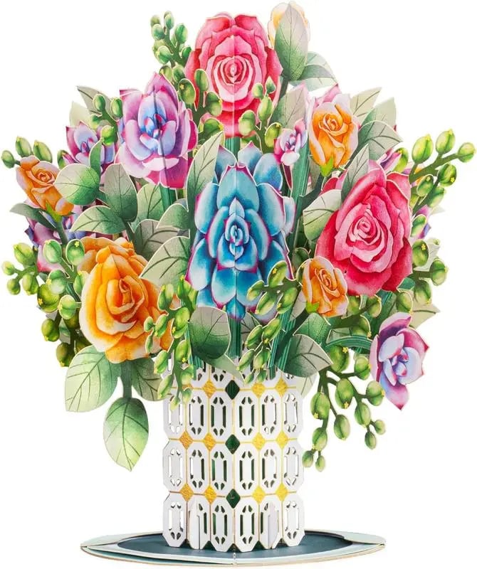 💌 Valentinsdagseksklusiv: 3D-pop-up-kort med kirsebærblomster – det ultimate minnet for kortelskere ❤️