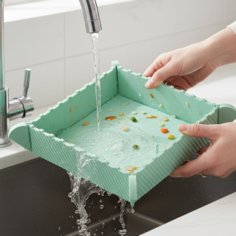🎁Tidsbegrenset tilbud: 50% rabatt🍳Magnetisk silikonunderlag 🧲 | Sammenleggbar gryteunderlag og liten kjøkkenbrett